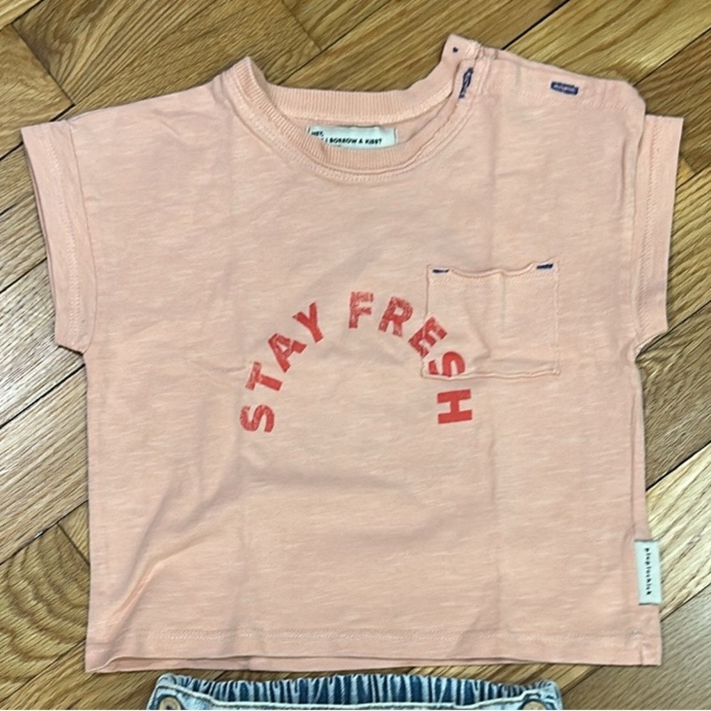 NEW Piupiuchick Stay Fresh tee graphic T-shirt 18 months infant toddler baby - Picture 3 of 10